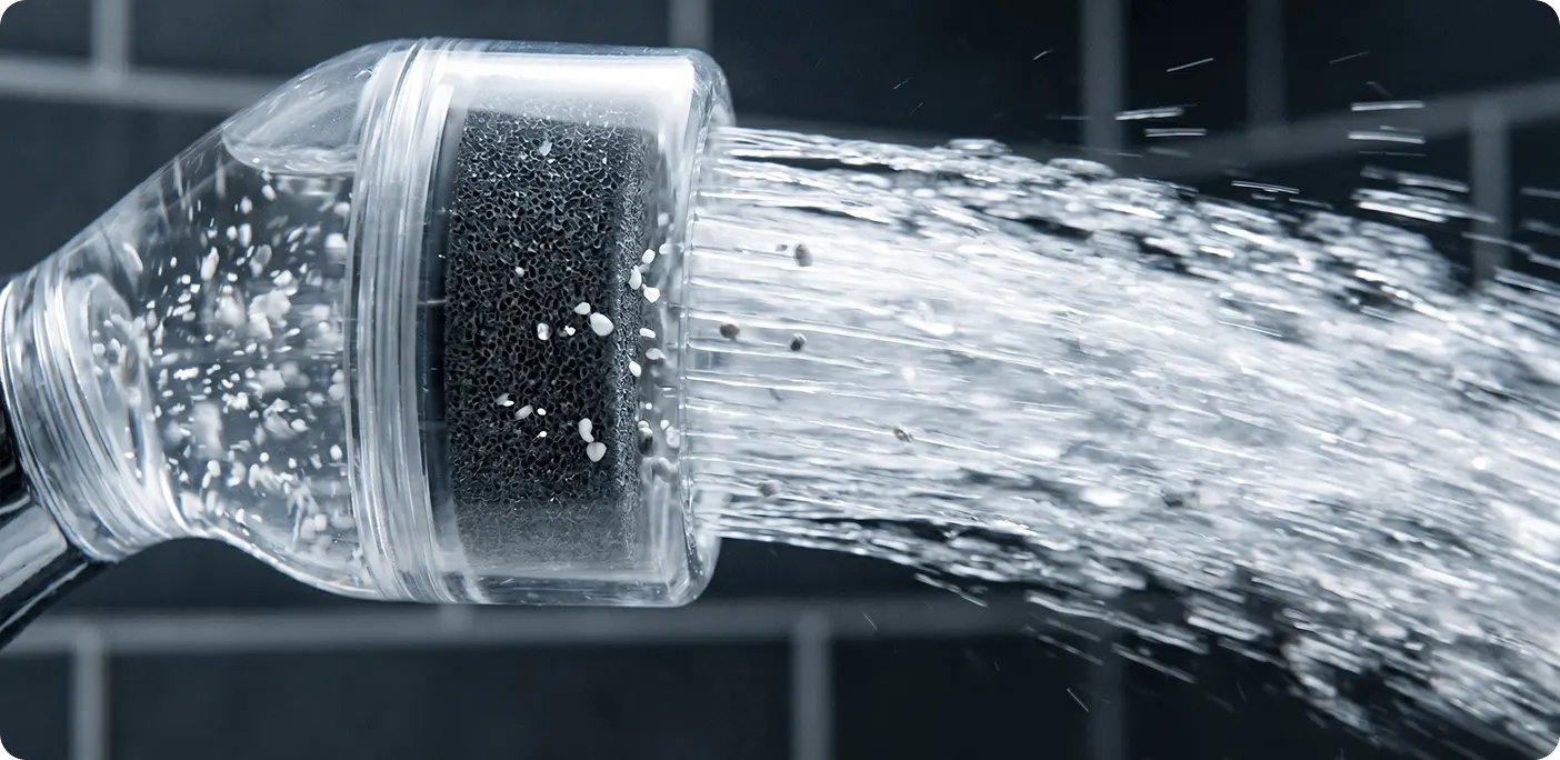 Shower water